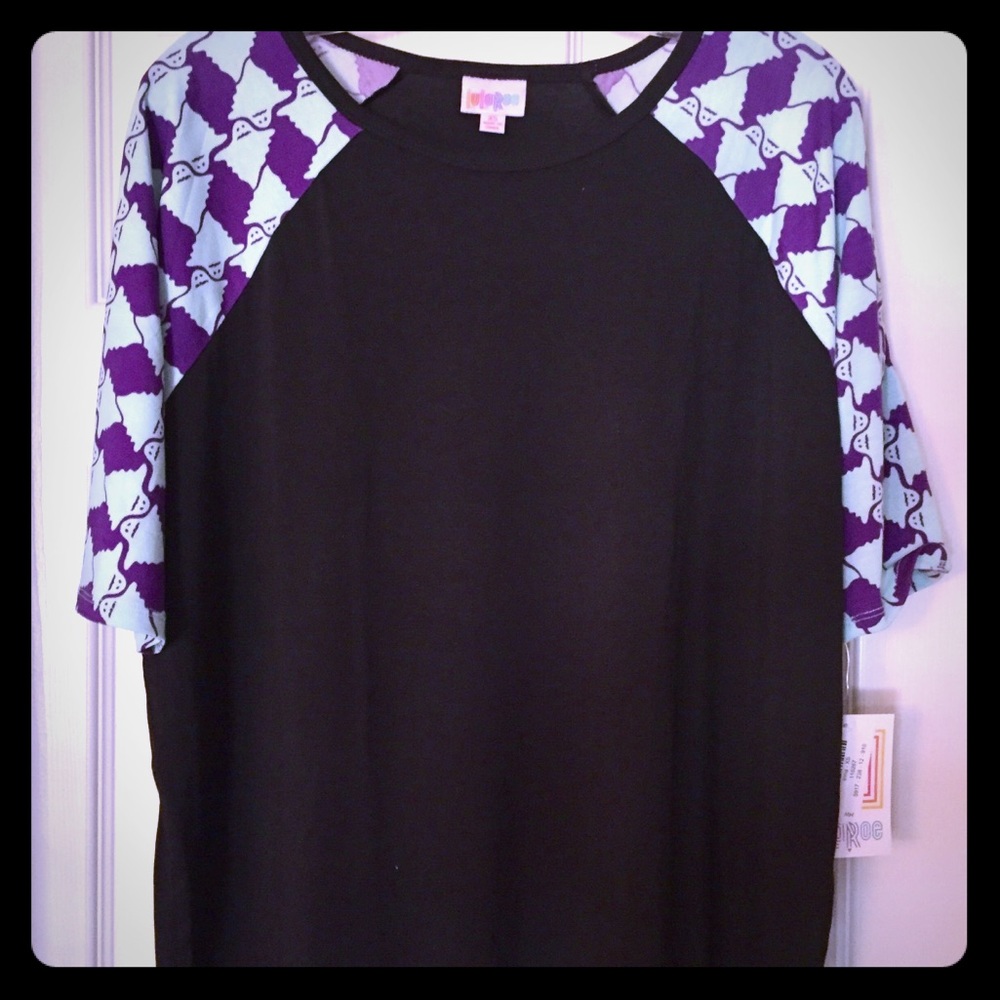 LuLaRoe Halloween Irma XS Purple Blue Ghosts NWT